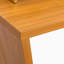 Bureau de direction moderne de 63 po, bureau d'écriture en bois industriel rustique, bureau d'étude avec support pour écran, bureau d'ordinateur rectangulaire pour bureau à domicile, salon, teck