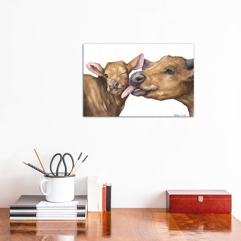 Mother's Love 1 Piece Wrapped Canvas Painting, 30.48cm H x 45.72cm W x 1.91cm D