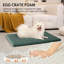 Orthopedic Dog Bed Pad – Washable Crate Foam Pet Mat With Waterproof Liner For Large, Medium, And Puppy Dogs, Mint Leaf