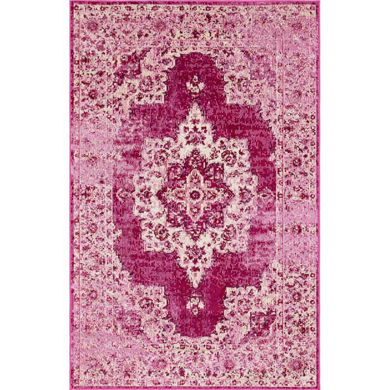 Oriental Indoor Rug, Rectangle 4'1" x 6'1"
