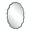  Miroir ovale bleu Isly Robin's Egg