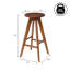 Tabouret de bar 30,5 po Ceren-1980019410-1980019408