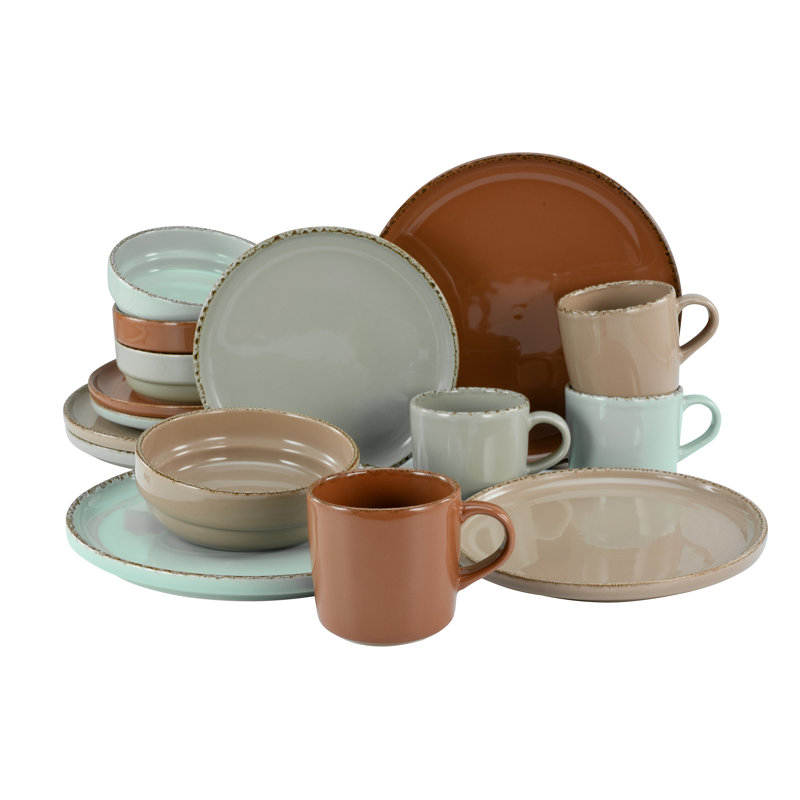 16 Piece Dinnerware Set, Service for 4