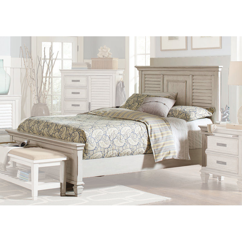 Larrick Standard Bed, King, White
