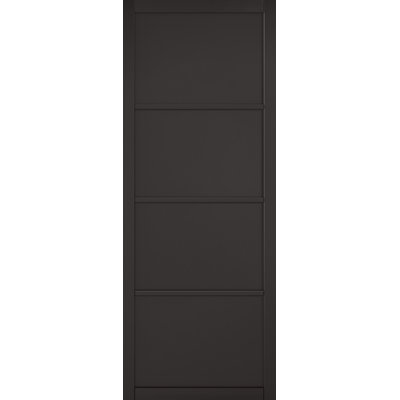 Soho 4P Black Internal Door