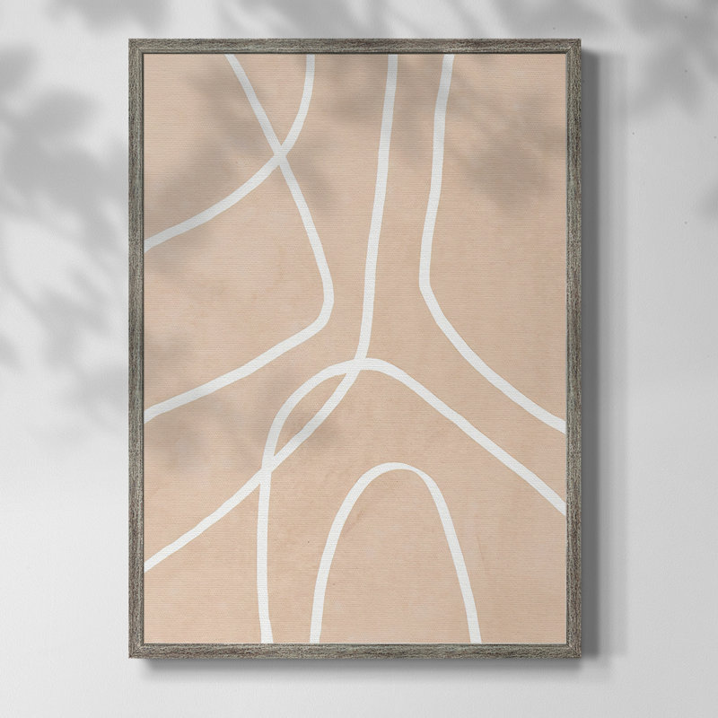 «Clean Contour III», reproduction encadrée - bois massif, H 21 po x l 17 po
