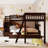 Eilidhmay Twin over Full L-Shaped Bunk Bed With Storage Stairs and Drawers-786853484
