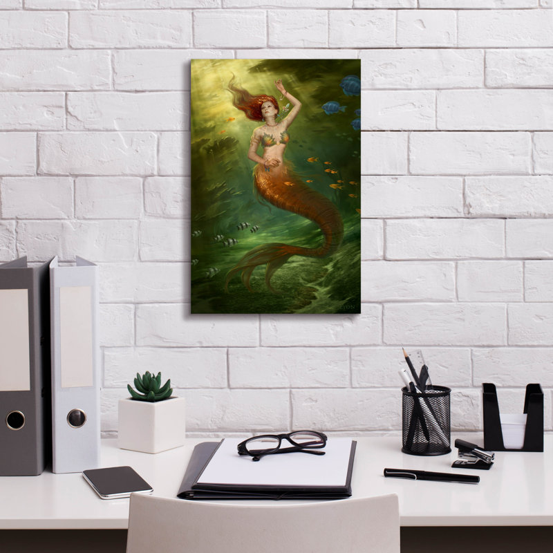 'Underneath it All' by Howard Lyon, Canvas Wall Art, 12" W x 18" H x 0.75" D