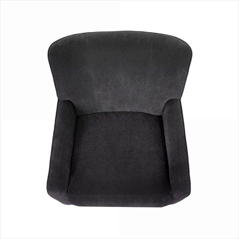 Modern Manual Single Recliner xpiyaer Living Room Leisure Seat Cool Gray Polyester 3 Position Adjustable Accent Chair