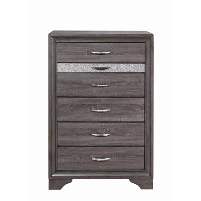 Commode de style moderne avec tiroirs de rangement et tiroir à bijoux, coffre de rangement pour espace de vie