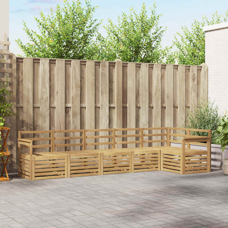 306cm Wide Patio Sectional Set
