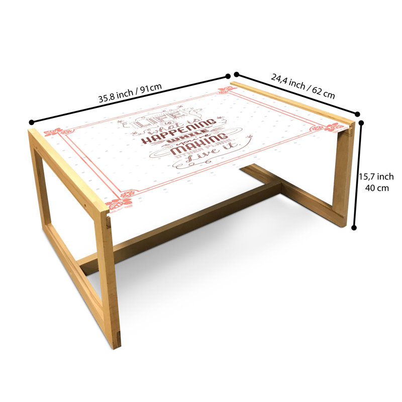 Jahmaree Sled Coffee Table, 90cm H x 62cm W x 40cm D