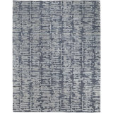 Berwyn Modern Abstract, Blue/Silver/Gray Area Rug