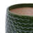 3 Pieces Dark Ceramic Flower Planters For Windowsills, Patios Or Indoor Areas - Frost-, Heat-, Weather-, Built-In Drainage, 9.52" L X W 8.18" H, 11.8 Lbs Planter Of Patio, Windowsill Living Room-1699232103