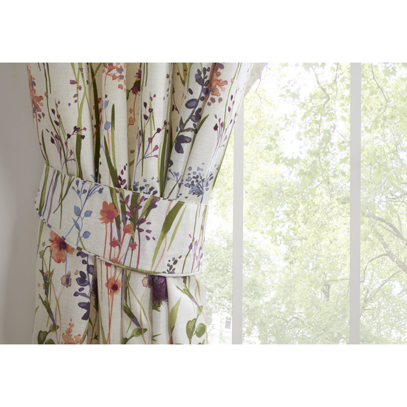 Longbridge Polyester Blend Semi Sheer Curtain Pair, Width 168 x Drop 183 cm
