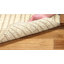 Tapis beige en laine touffeté à la main à motif géométrique Moreau-249362697