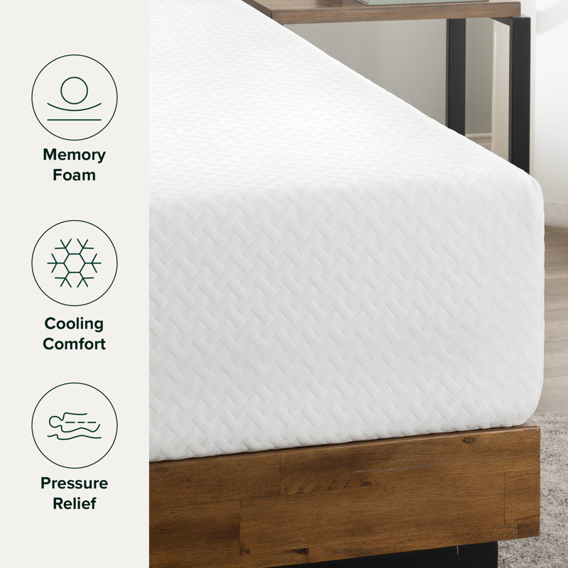 Matelas en mousse viscoélastique gélifiée 14 "- Wayfair, Lit double, 14"