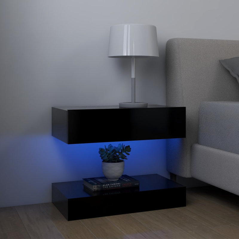 Nightstand, Black, Individual