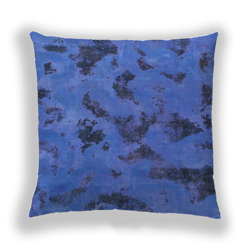 Coussin décoratif abstrait 1116, Microsuède