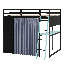 Lit mezzanine en bois-223592805