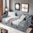 Tanikia Upholstery Daybed with Trundle, Pocket and 2 Drawers-692486196