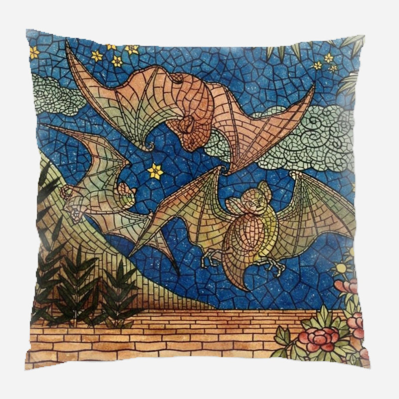 Coussin décoratif Bats