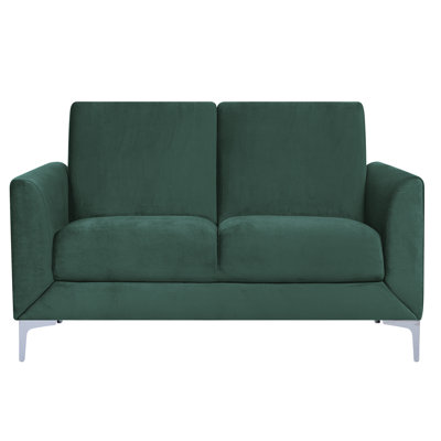 Rhomb Velvet Loveseat