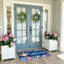 Tapis de bienvenue Patriotic Cross Floral