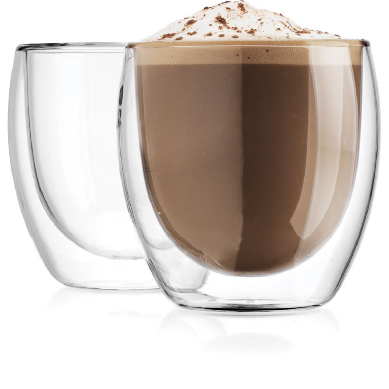 Espresso Coffee Double Walled Tumbler, 8.5 oz.