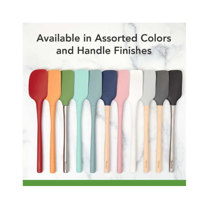 Tovolo Flex-Core Spatula Wood Handle Pink Sorbet
