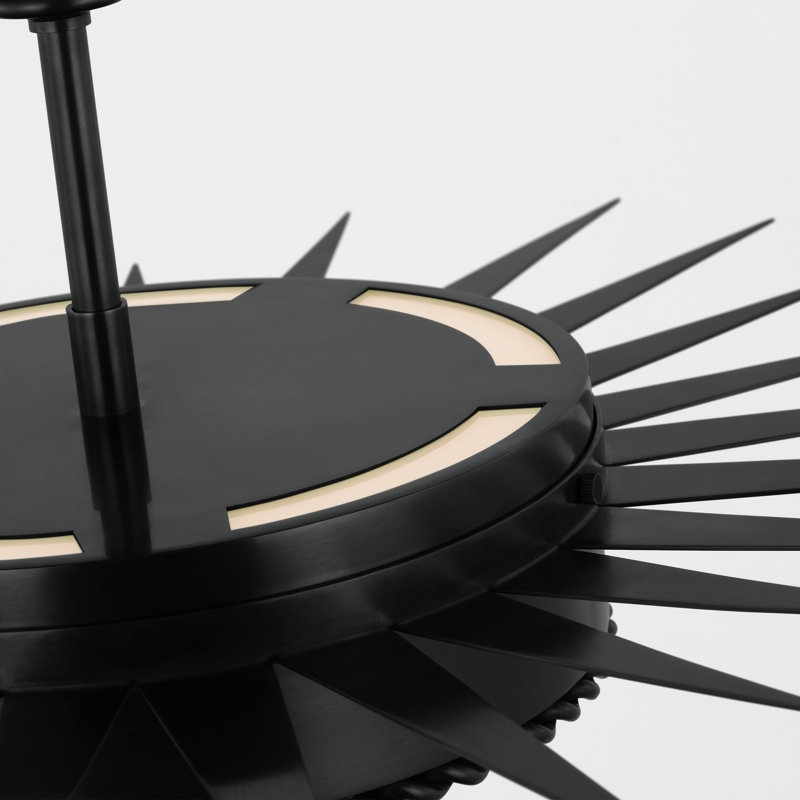 Soleil 1 - Light LED Semi Flush Mount by Suzanne Kasler