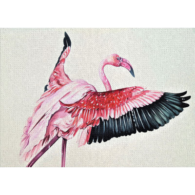 Tapis rose The Great Flamingo