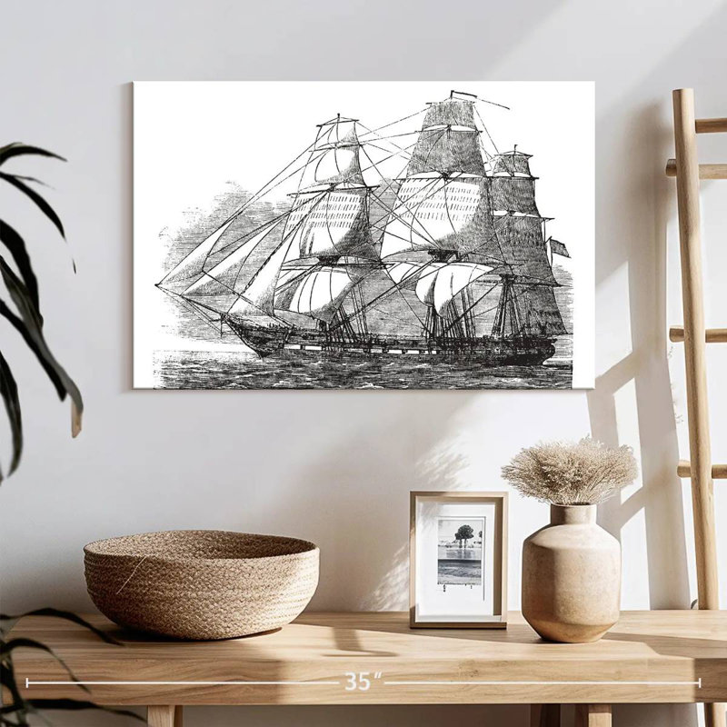 Aletra USS Constitution, 8" H x 12" W