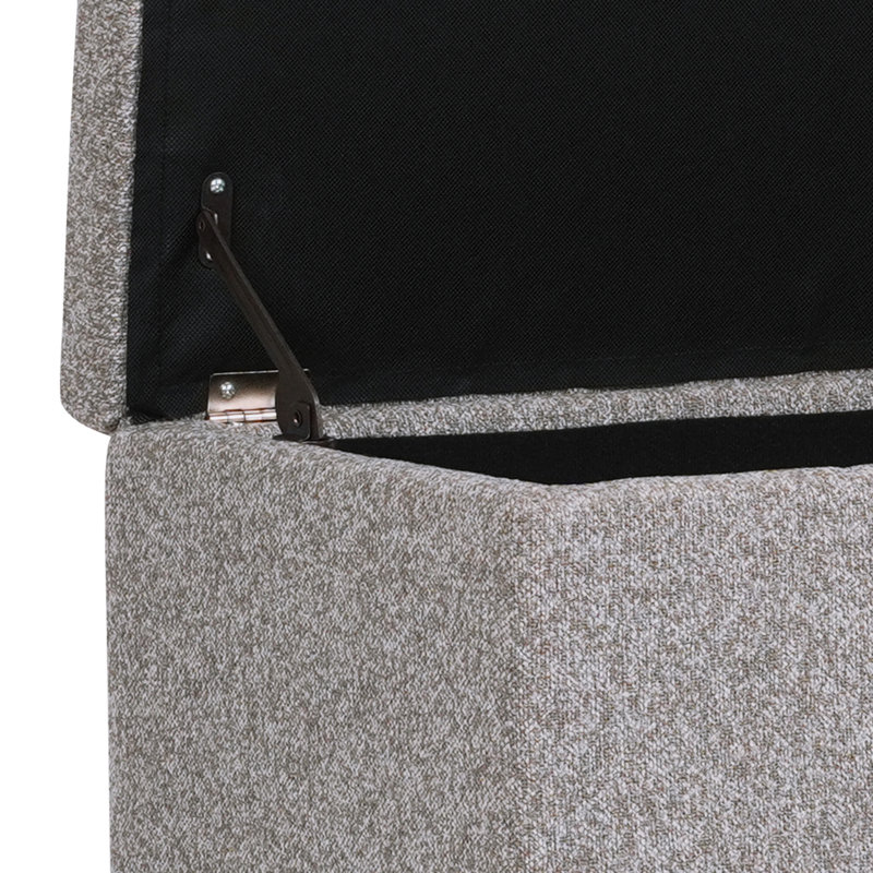 Banc moderne avec rangement profond, Modern bench with deep storage-Stone