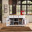 53 Inch Kitchen Island Set with Stools, Power Outlet, Storage, Wheels, and Drop Leaf-1948671438