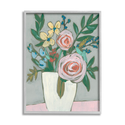 «Mixed Rose Bouquet», estampe numérique par Jennifer Goldberger
