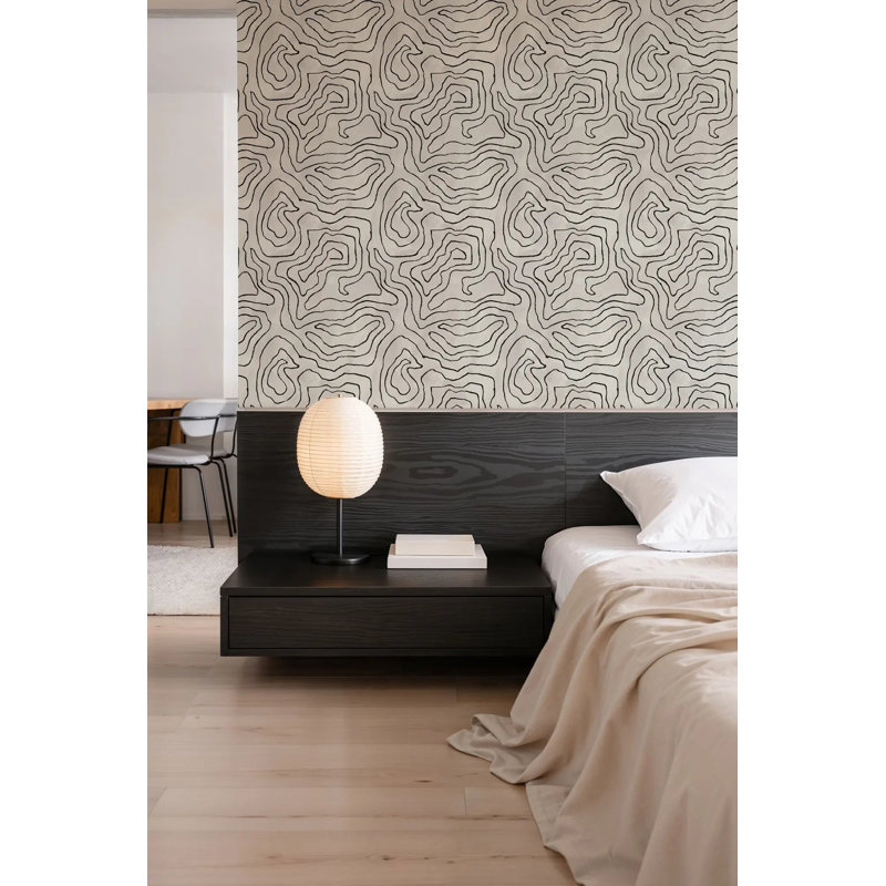 Elevation - Wallpaper, White Stone, Peel & Stick, Self-Adhesive