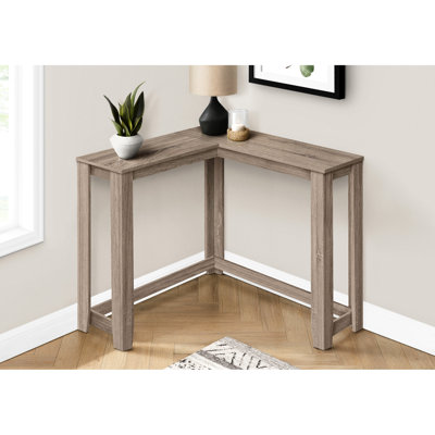 Narrow Accent Table Console, Taupe Entryway Corner For Bedroom Living Room, Modern Design With Solid Construction Room Table,