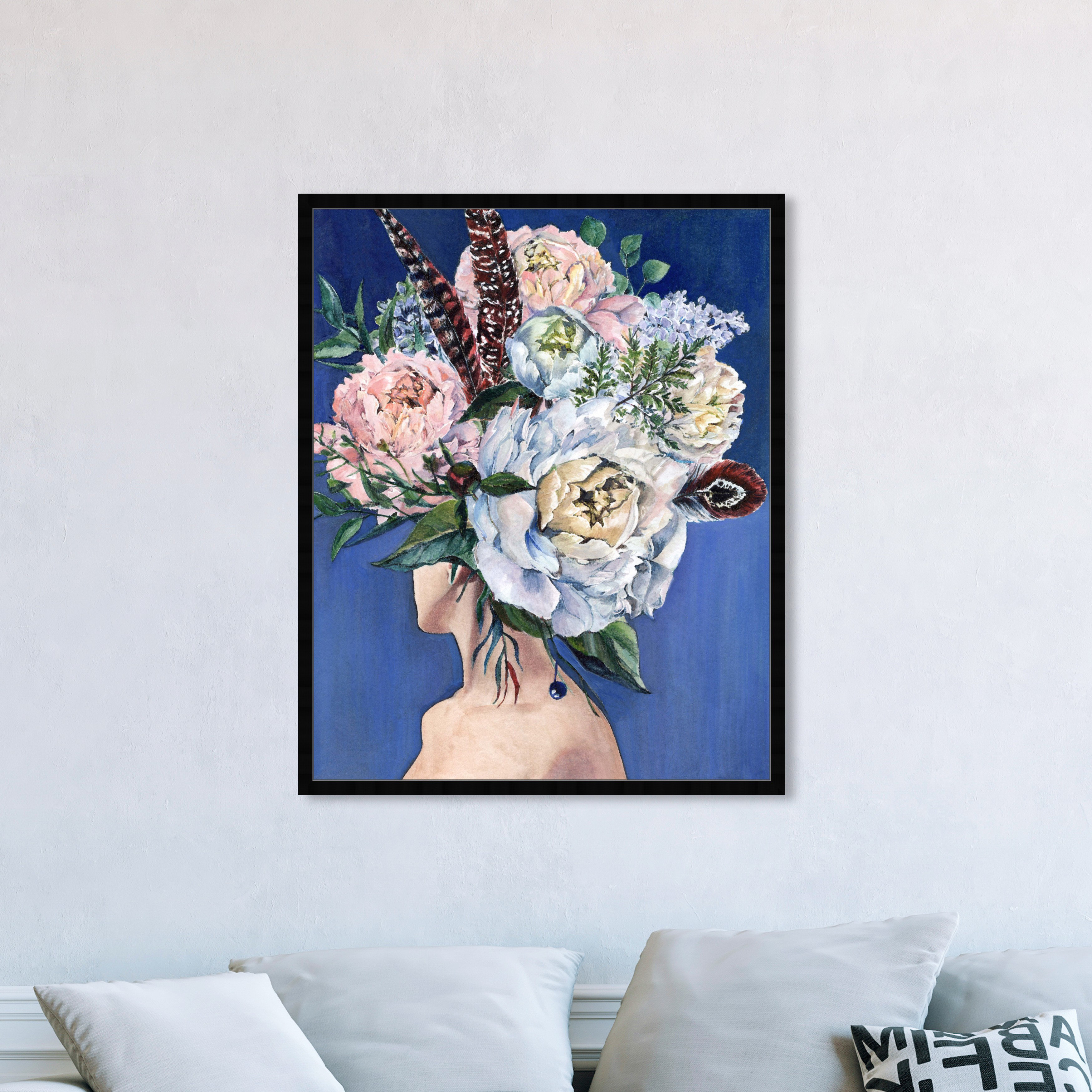 Oliver Gal Beautiful Floral Hair On Paper by Oliver Gal Painting | Wayfair