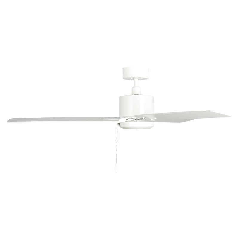 Ventilateur de plafond d'intérieur 3 pales Kammerer, Blanc, Blanc