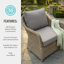 Chaises club Martha Stewart Lily Pond