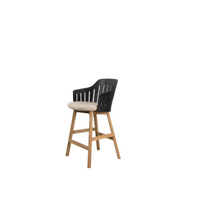 Choice Chair Indoor and Counter Four Teak Legs Base with Upholstery Cane-line Scent Seat Cover