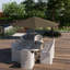 Parasol de marché 11 pi Hixon-844442085