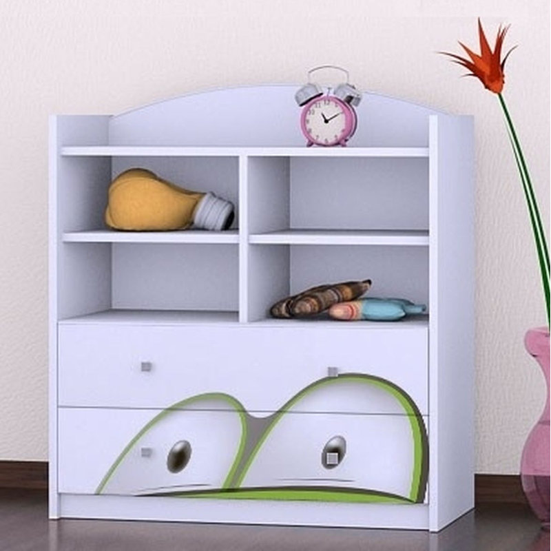 Lana 96cm H X 86cm W Kids Cube, White
