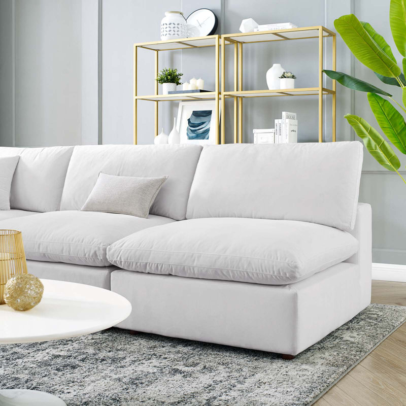Canapé modulaire 5 pièces Commix, Blanc