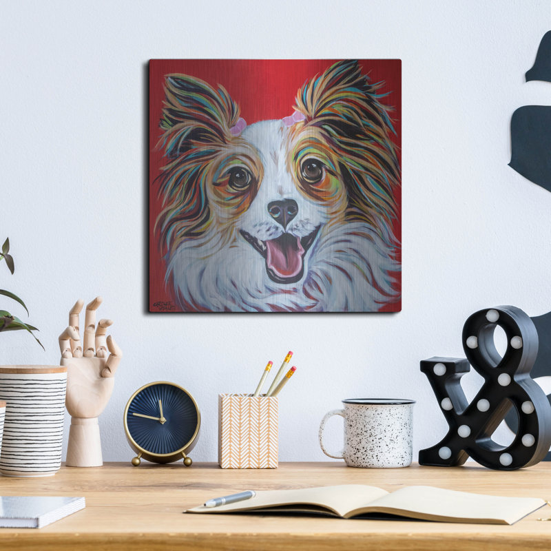«Happy Papillon» par Carolee Vitaletti, H 12 po x l 12 po