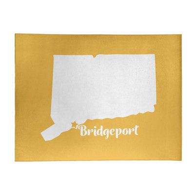 Tapis jaune en poly-chenille bridgeport connecticut