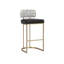 Bellatrix Upholstered Stool with Metal Frame-665475635-648213480