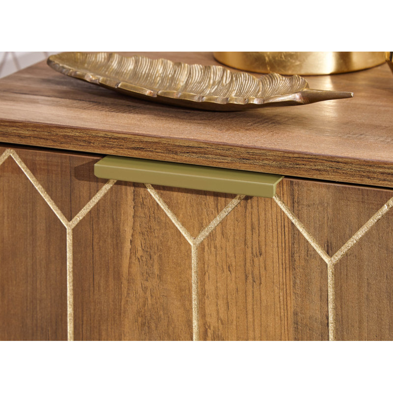 Algol 39.5cm W Manufactured Wood Bedside Table