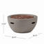 Modern Round Propane Fire Pit